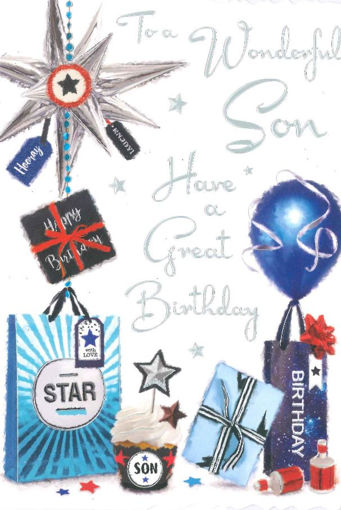 Picture of WONDERFUL SON BIRTHDAY CARD